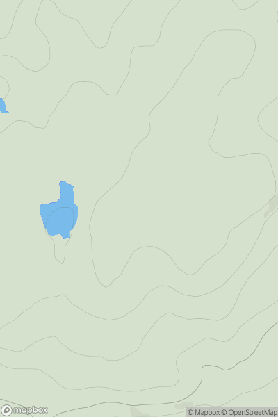 Thumbnail image for Meall Mor [Loch Arkaig to Glen Moriston] showing contour plot for surrounding peak